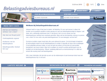 Tablet Screenshot of belastingadviesbureaus.nl